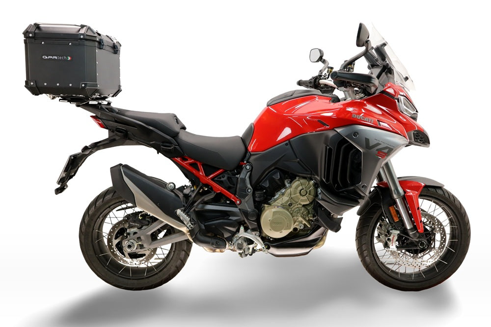 Ducati Multistrada V4 / V4S 2025-2026 GPR Tech 35L Aluminum Top Case, Black with Mounting Plate - photo 1