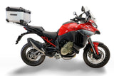 Ducati Multistrada V4 / V4S 2025-2026 GPR Tech 55L Aluminum Top Case, Silver with Mounting Plate - photo 1