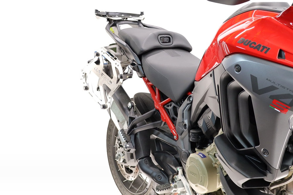 Ducati Multistrada V4 / V4S 2025-2026 GPR Tech 38+32L Aluminum Side Cases, Black with Pannier Holders - photo 2