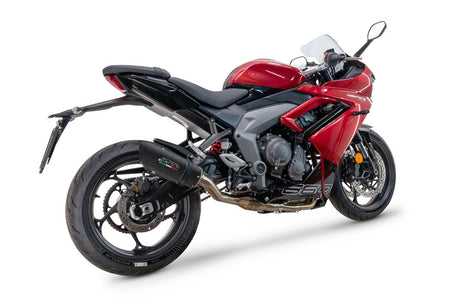 Triumph Daytona 660 2023-2025 Exhaust GPR Full System Grand Prix Evo Black Titanium - photo 5