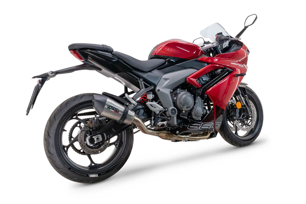 Triumph Daytona 660 2024-2026 Exhaust GPR Full System Grand Prix Evo Titanium High Level