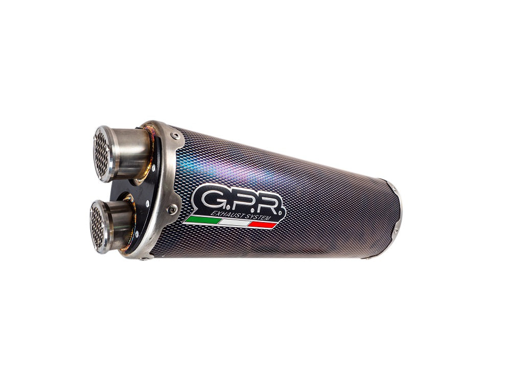 Triumph Tiger 1200 Gt - Rally 2022-2024 Exhaust GPR Slip-on Dual Inox