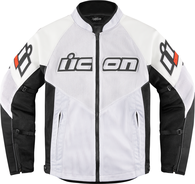 ICON Mesh AF™ Leather Jacket - White - Large 2810-3904
