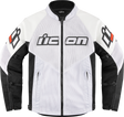 ICON Mesh AF™ Leather Jacket - White - Medium 2810-3903