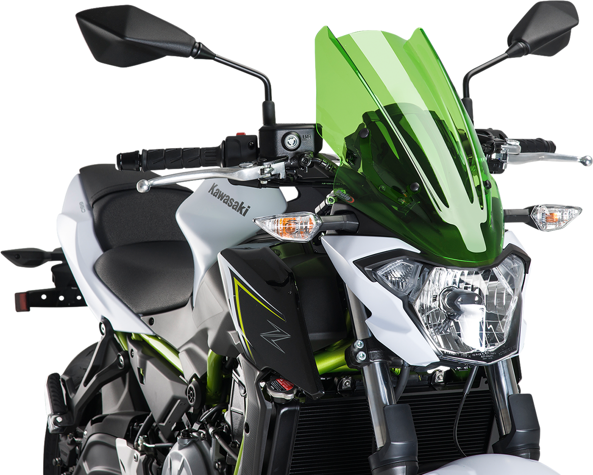 Cúpula PUIG HI-TECH PARTS Touring Naked Nueva Generación - Verde - Kawasaki 9369V 