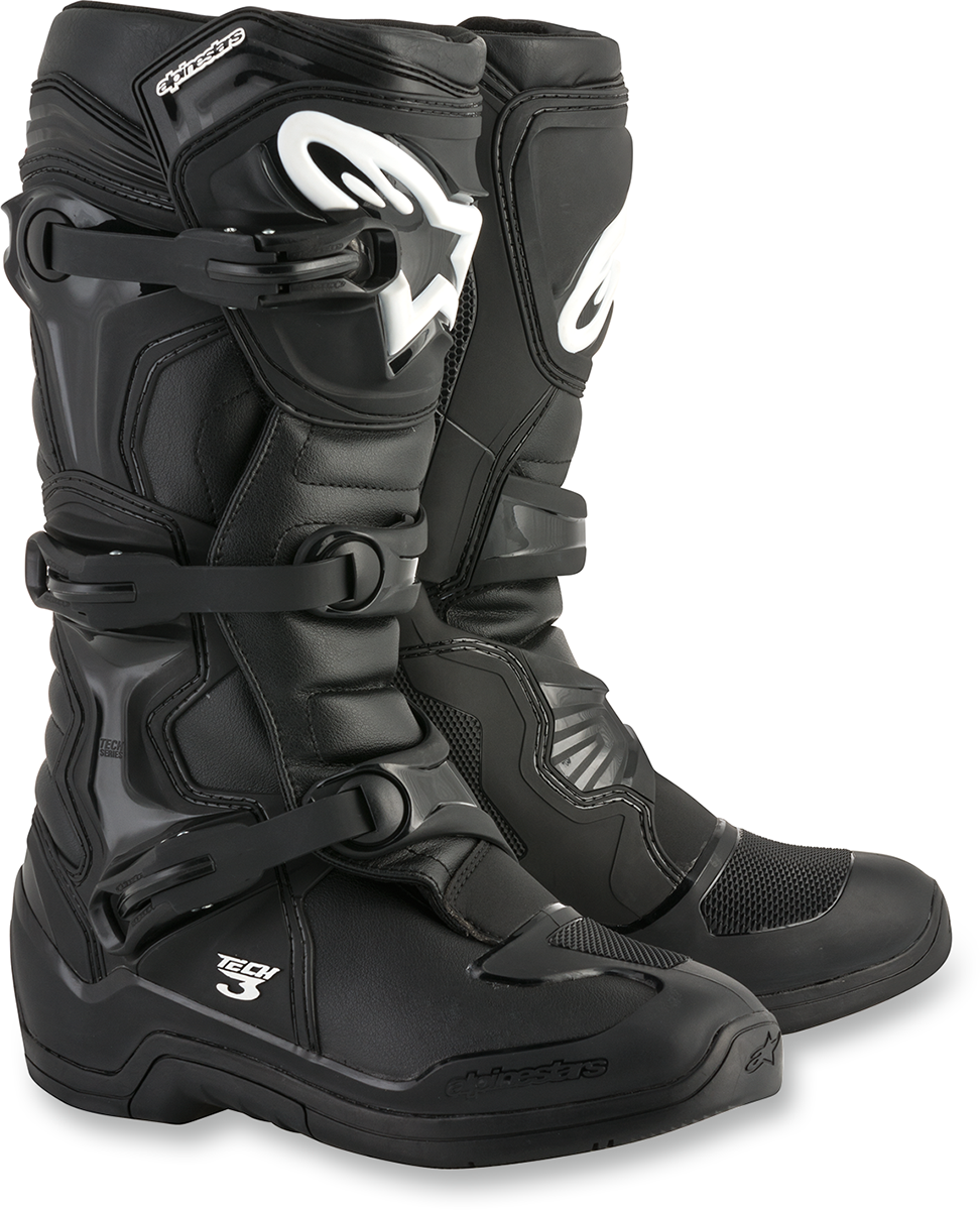 Botas ALPINESTARS Tech 3 - Negras - Talla 16 (EE. UU.) 16/10/2013