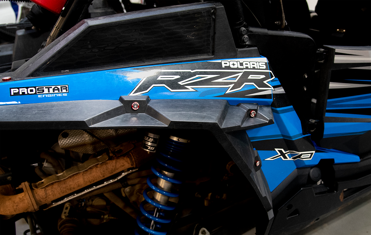 Kit de arandelas para guardabarros MOOSE RACING - Rojo 100-1012-PU 