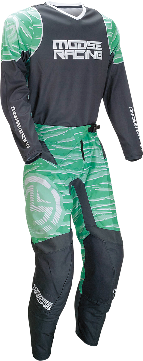 Pantalones clasificatorios MOOSE RACING - Verde azulado/gris - 44 2901-10030