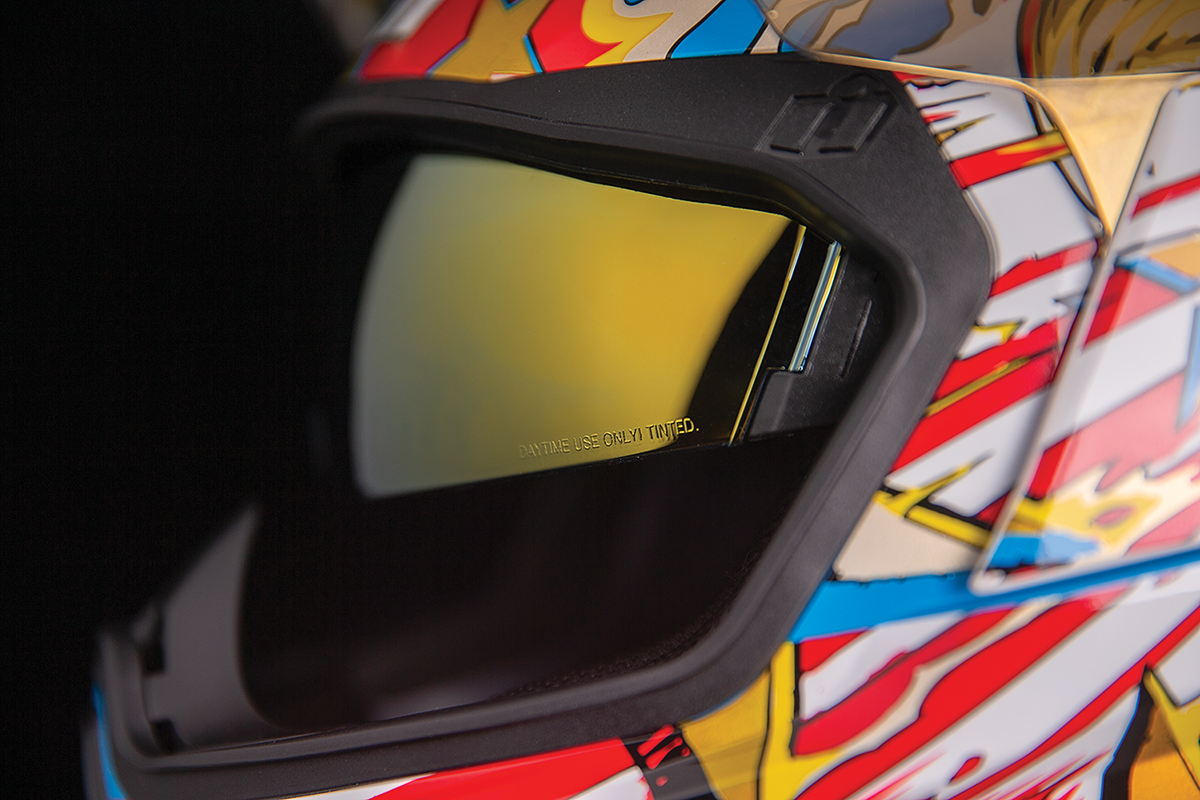 icon airflite freedom spitter helmet ICON Airflite™ Motorcycle Helmet - Freedom Spitter - Gold