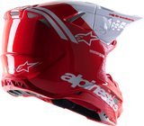 ALPINESTARS Supertech M8 Motorcycle Helmet - Radium 2 - MIPS® - Gloss Red/White - 2XL 8301523-3012-2X