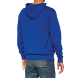 Sudadera con capucha y cremallera de polar 100 % oficial - Azul - Mediana 20032-00021
