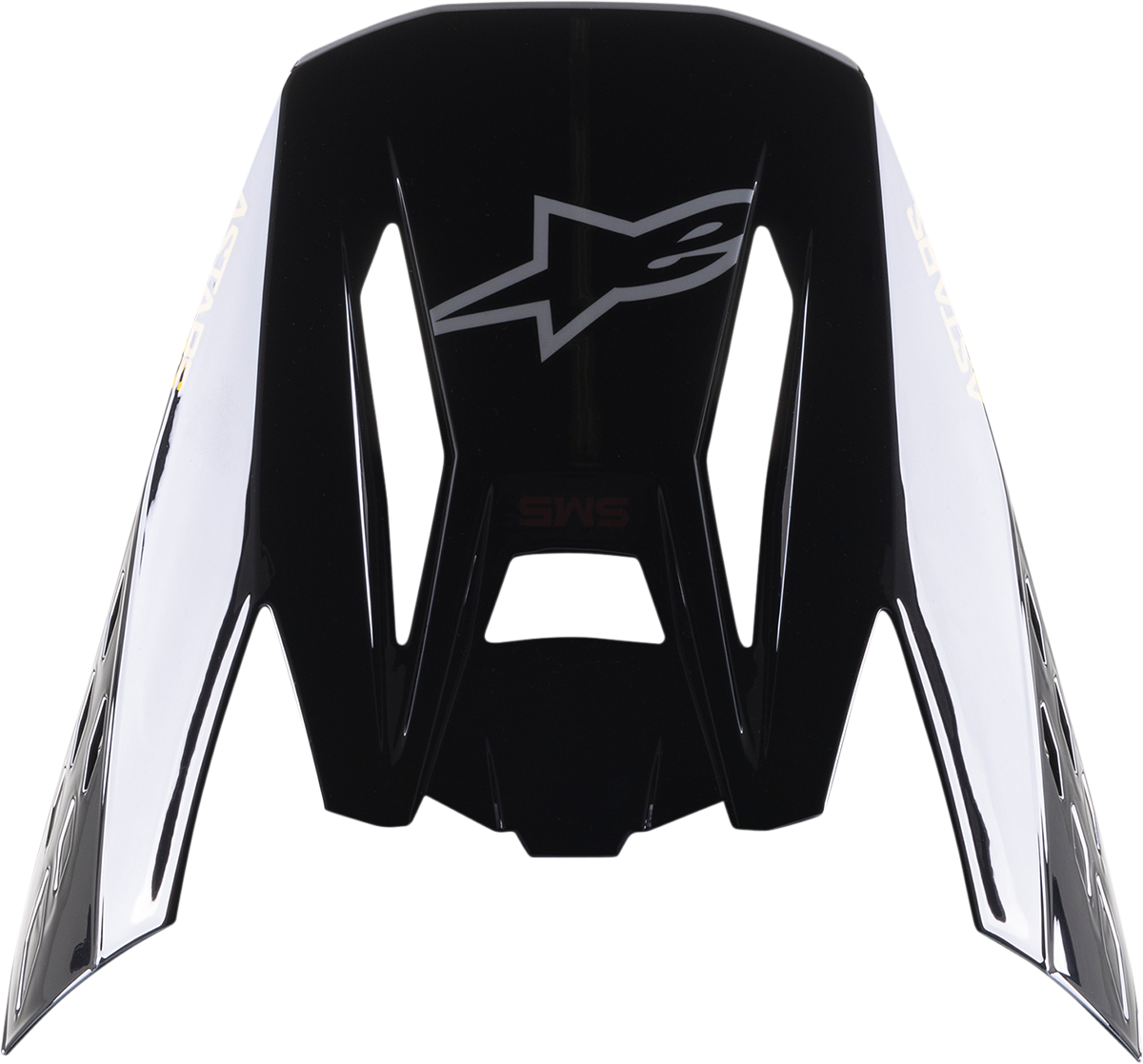 Visera ALPINESTARS SM5 - Venture - Negro/Burdeos/Amarillo 8985022-1180