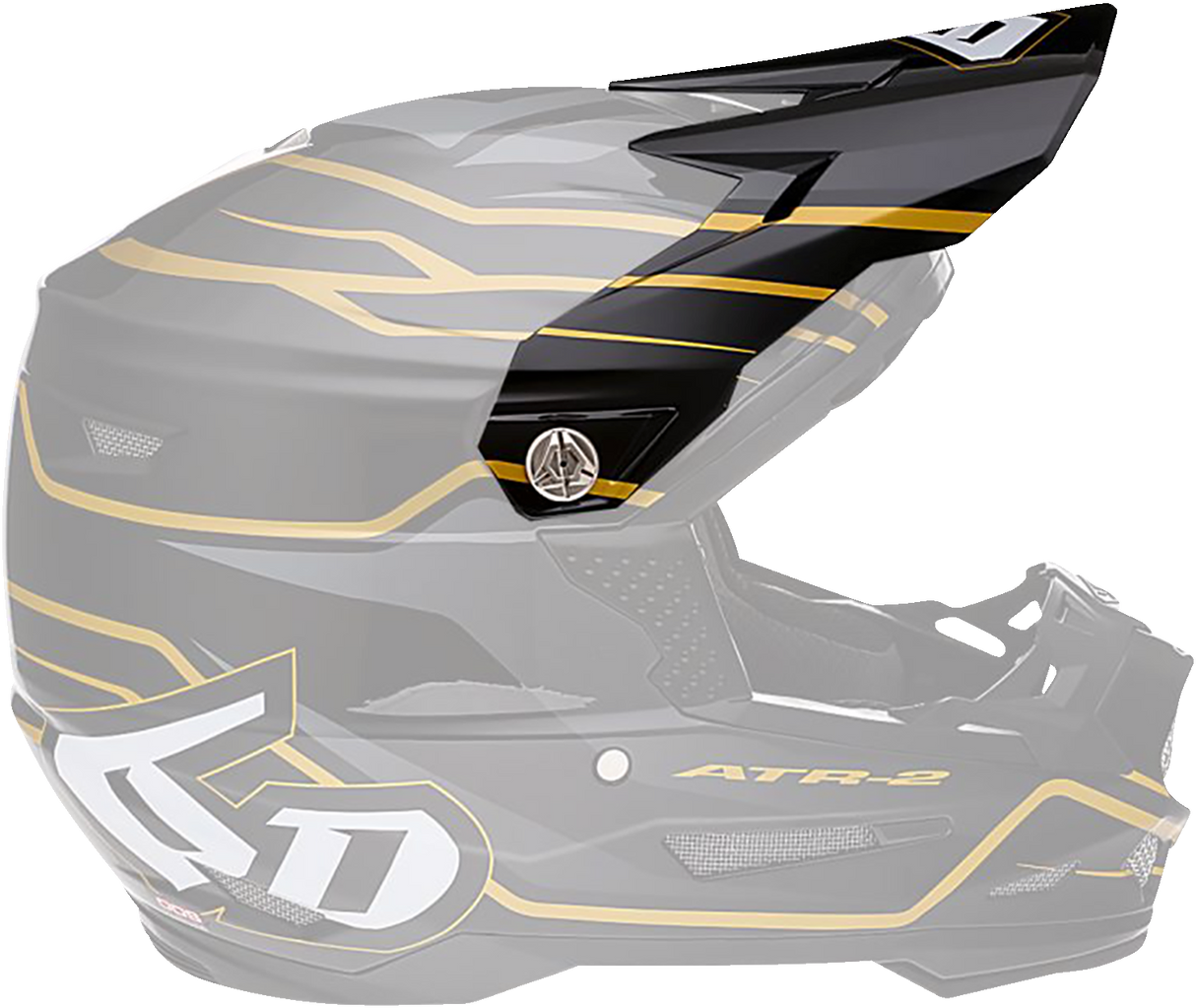Visera 6D ATR-2 - Phase - Negro Dorado 72-6102 