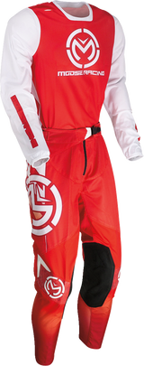 Pantalones Sahara de MOOSE RACING - Rojo/Blanco - 42 2901-10722 