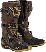 Botas ALPINESTARS Edición Limitada Squad '23 Tech 10 - Marrón/Dorado - Talla 9 de EE. UU. 2010020-839-9