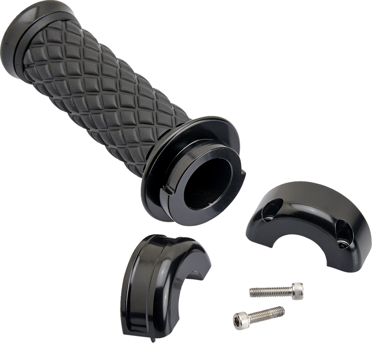 Puños BILTWELL - Alumicore - Personalizados - Negros 6606-201-01 