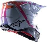 Casco de motocicleta ALPINESTARS Supertech M10 - Daytona - MIPS® - Gris neblina/Naranja fluorescente/Rodamina - XL 8302423-9243-XL