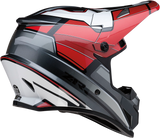 Casco de motocicleta Z1R Rise - MC - Rojo/Gris - Grande 0110-7211 