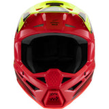Casco de motocicleta juvenil ALPINESTARS SM3 - Fray - Rojo brillante/Amarillo fluorescente/Negro - Talla pequeña 8301625-3051-YS 