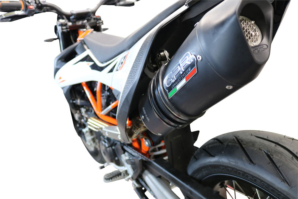 KTM Smc 690 R 2019-2020 Exhaust GPR Slip-on Furore Evo4 Nero