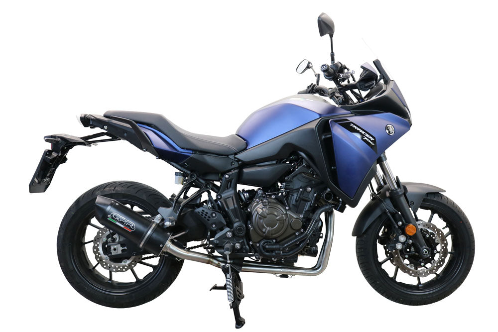 Yamaha Tracer 7 GT 2020-2024 Exhaust GPR Full System Furore Nero