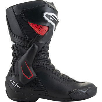 Botas ALPINESTARS SMX-6 V3 Drystar® - Negro/Rojo - Talla EE. UU. 13.5/UE 49 2243025-13-49