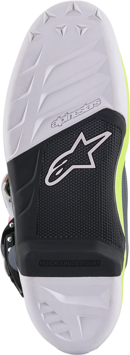 Botas ALPINESTARS Tech 7 - Negro/Rosa/Blanco/Amarillo - Talla 8 de EE. UU. 2012014-9076-8