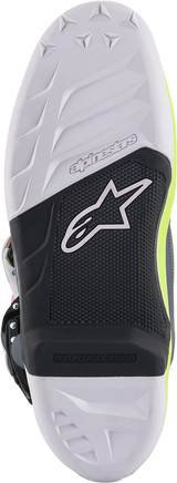 Botas ALPINESTARS Tech 7 - Negro/Rosa/Blanco/Amarillo - Talla 8 de EE. UU. 2012014-9076-8