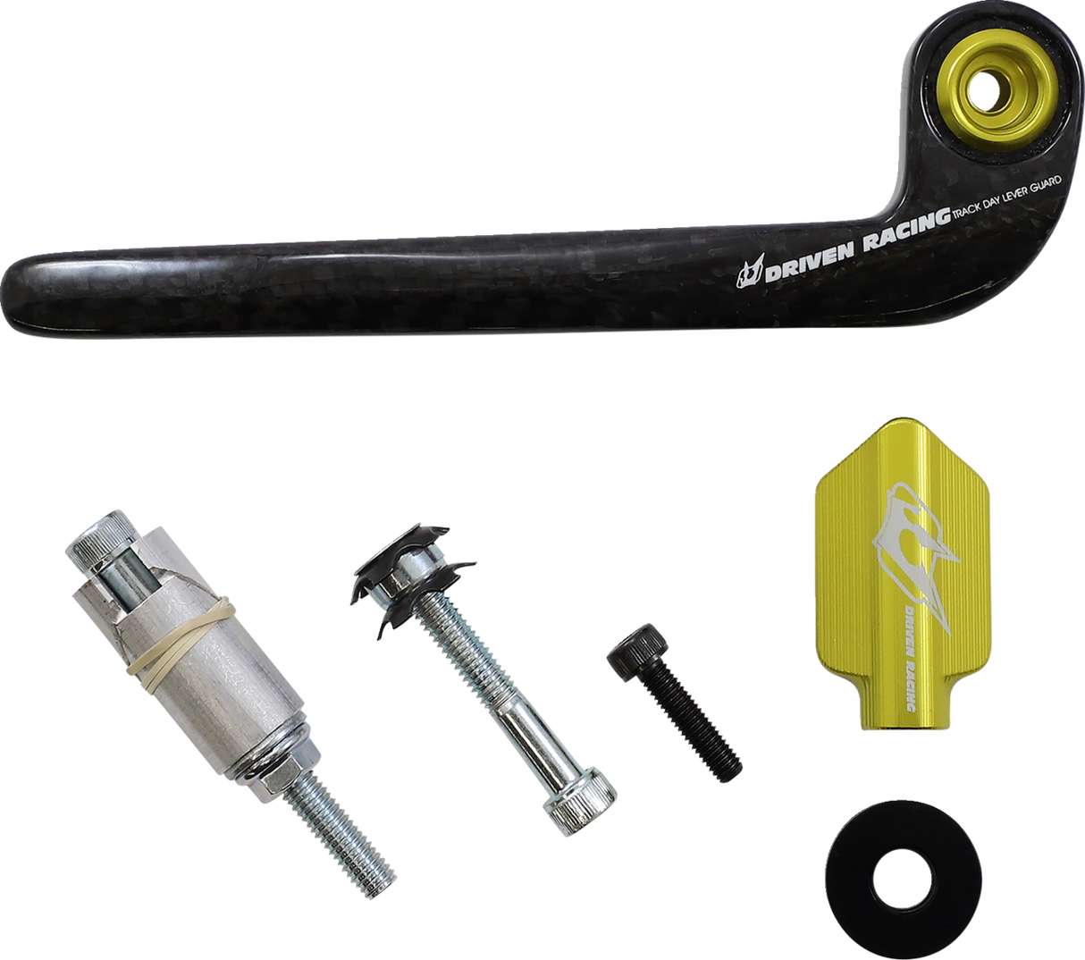 Protector de palanca de embrague DRIVEN RACING - Fibra de carbono - Dorado DCTDLG-2-GD 