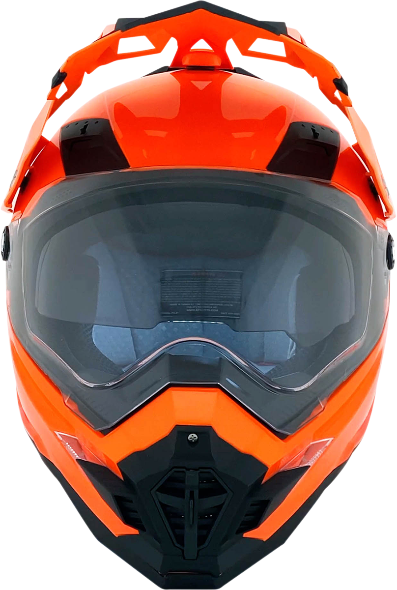 Casco de motocicleta AFX FX-41DS - Naranja de seguridad - XS 0110-3766 