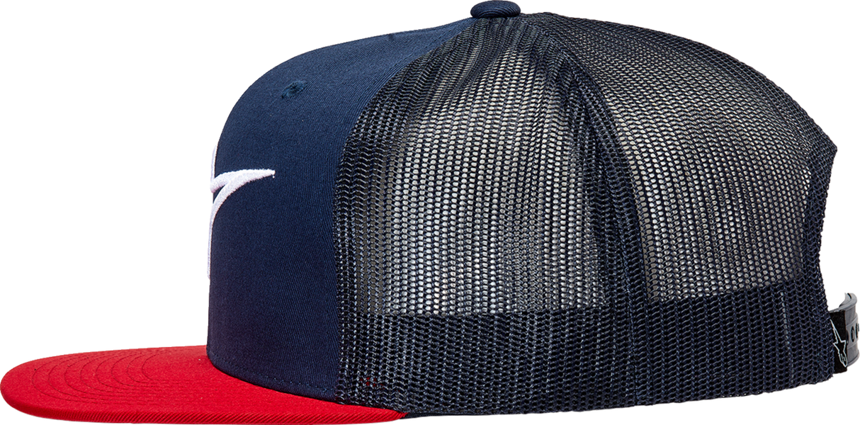 Gorra de camionero ALPINESTARS Corp - Azul marino/rojo - Talla única 1025810037030OS