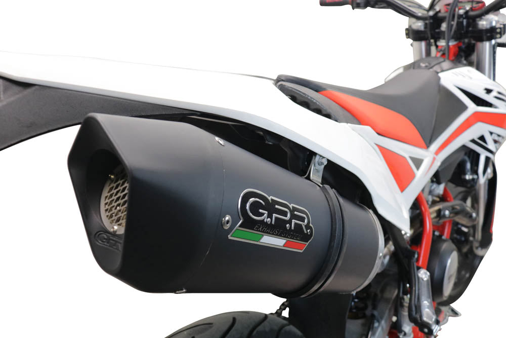 Beta 125 RR MOTARD 2019-2020 Exhaust GPR Slip-on Furore Evo4 Nero