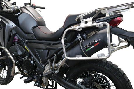 Voge 650DSX 2021-2024 Exhaust GPR Slip-on Furore Evo4 Nero
