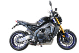 Sistema de escape completo GPR Yamaha XSR 900 2022-2025 M3 negro titanio