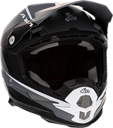 6D ATR-1 Motorcycle Helmet - Stealth - White - Small 10-4615