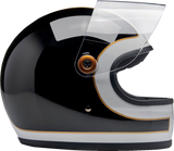 Casco BILTWELL Gringo S - Blanco brillante/Negro Tracker - Pequeño 1003-566-502 