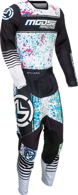 Pantalones MOOSE RACING Sahara - Negro/Blanco - 42 2901-10738 