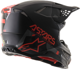 ALPINESTARS Supertech M8 Motorcycle Helmet - Echo - MIPS® - Black/Red/Gloss - Large 8302621-1116-LG