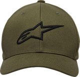 Gorra ALPINESTARS Ageless Curve - Militar/Negro - Talla pequeña/mediana 1017810106910SM