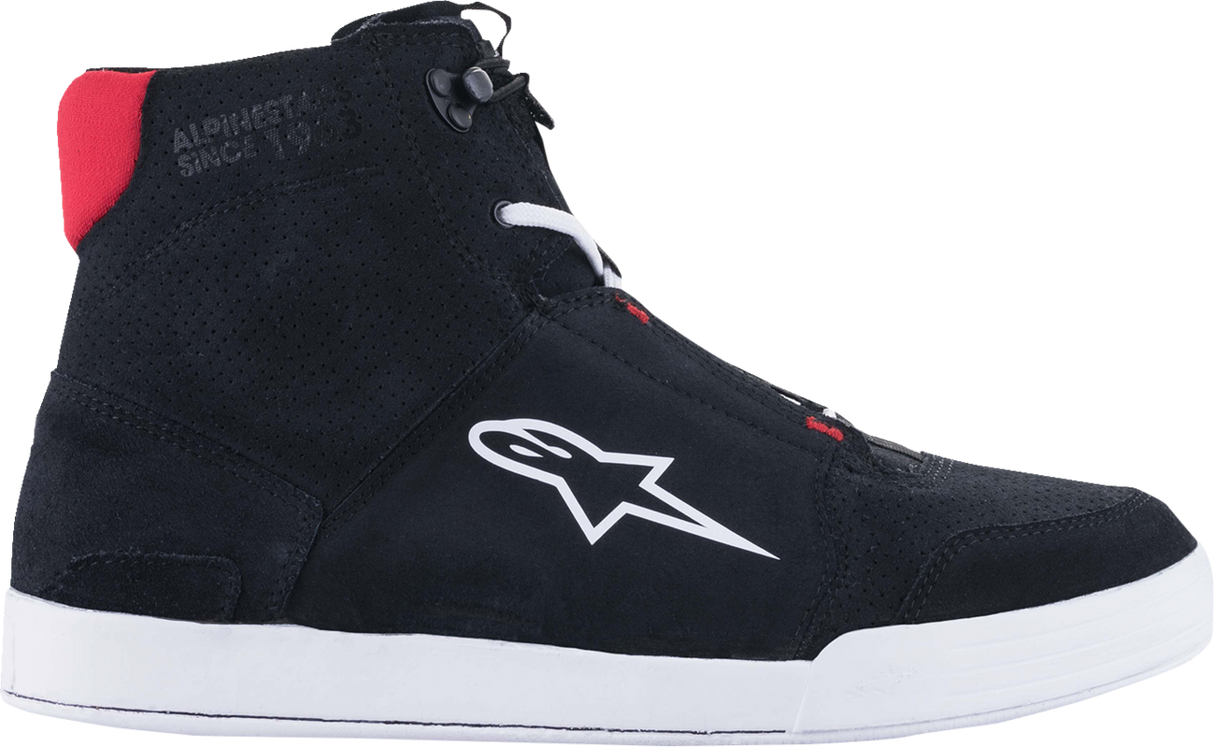 Zapatos ALPINESTARS Chrome - Negro/Blanco/Rojo - Talla 8.5 (EE. UU.) 251232213049