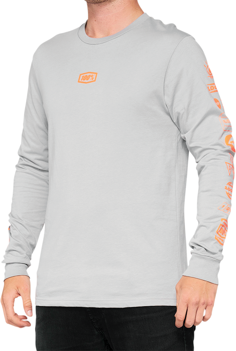 Camiseta de manga larga 100% Retro Future - Vapor - Talla pequeña 33007-404-10