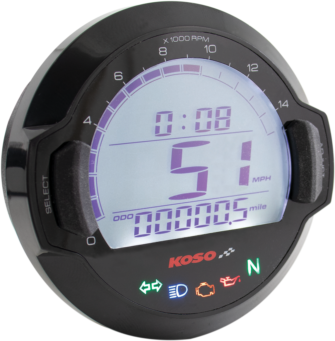 KOSO NORTE AMÉRICA SPEEDO/TACHO/CTRL D64 BLK BB642W20