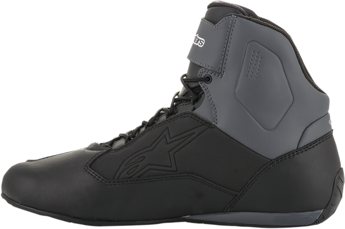 Zapatillas ALPINESTARS Faster-3 Drystar® - Negro/Gris/Amarillo - Talla 12.5 (EE. UU.) 2540719175-12.5