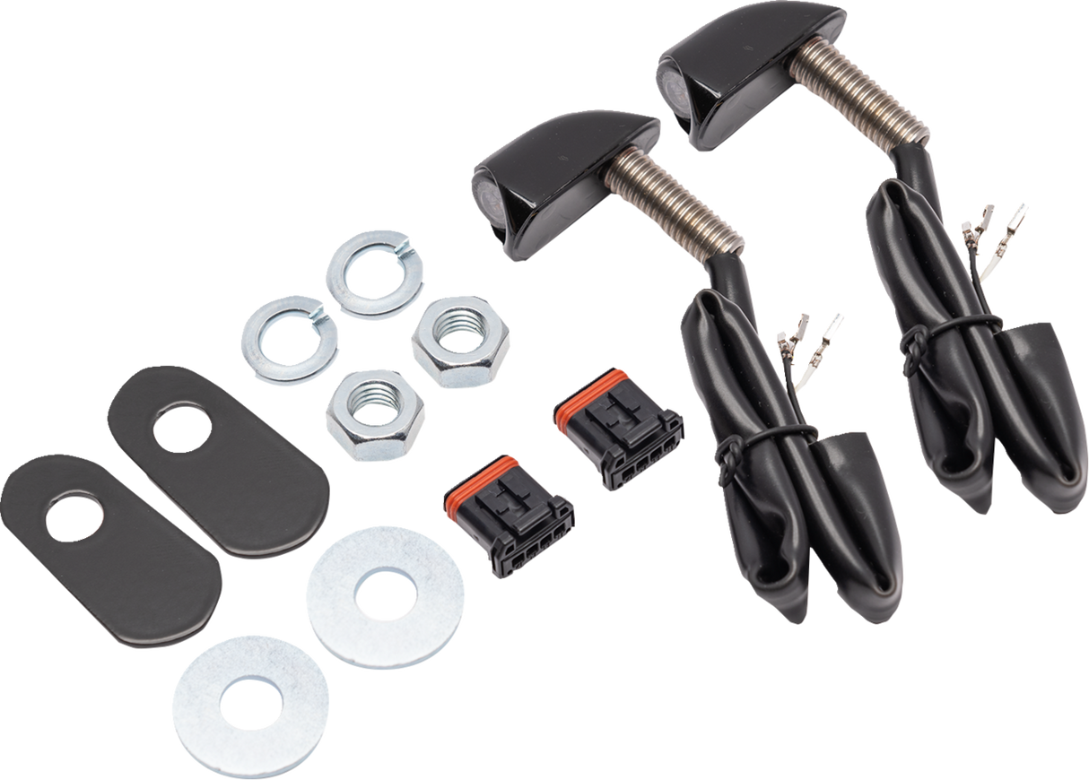 Intermitente de marcha/giro para motocicleta KODLIN - Negro Softail Low Rider ST FXLRST 2022-2023 K68532 