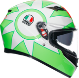 Casco de moto AGV K3 - Rossi Mugello 2018 - Mediano 2118381004005M