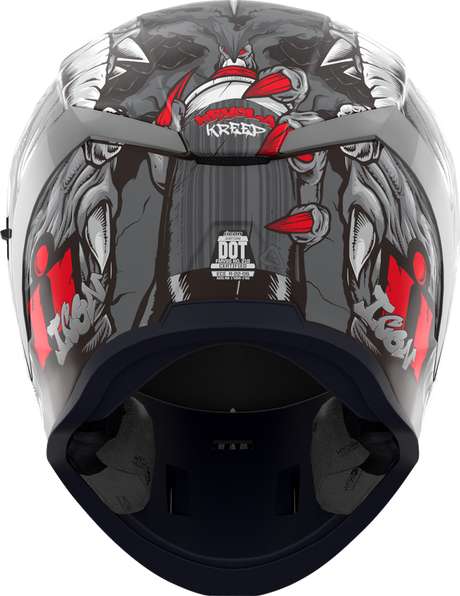 ICON Airform™ Motorcycle Helmet - Kryola Kreep - MIPS® - Silver - Medium 0101-16955