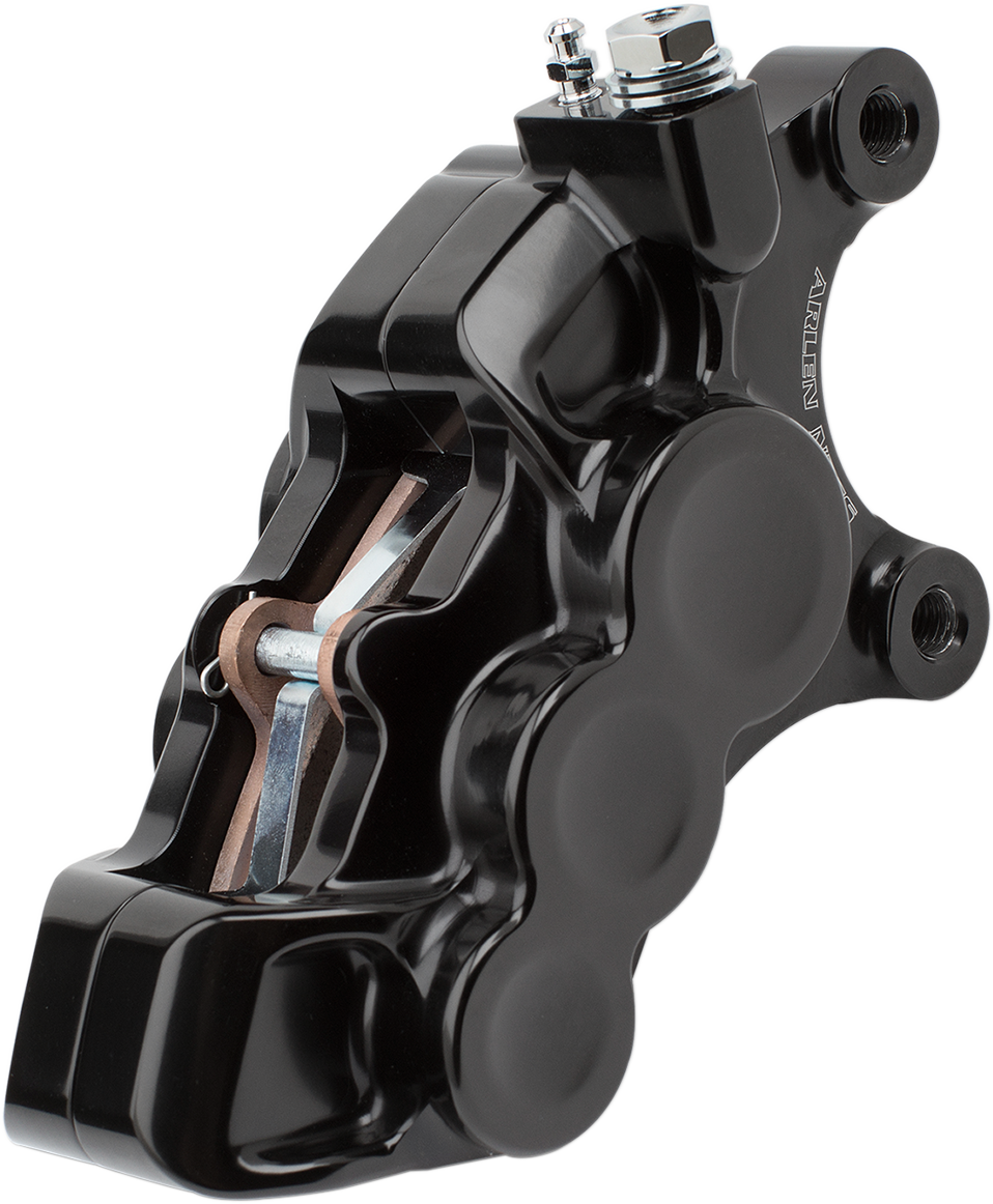 Pinza de freno ARLEN NESS de 4 pistones, izquierda, 11,8", negra, 02-221 