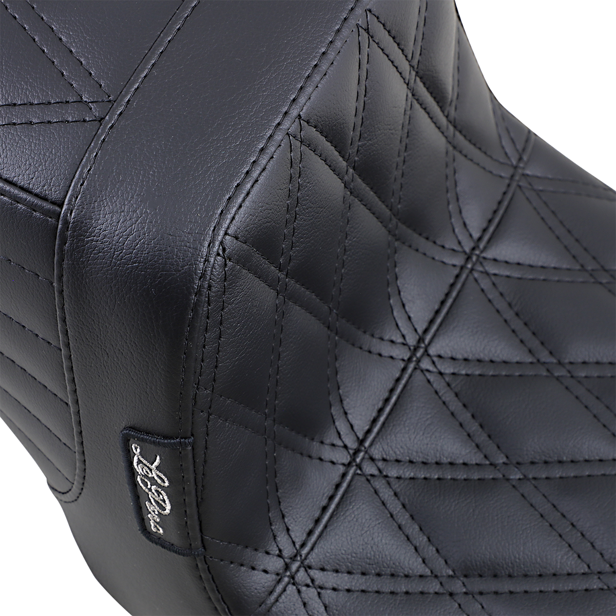 Asiento trasero LE PERA Tailwhip - Doble diamante - Negro - FXD '99-'03 LN-581DD 