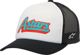 Gorra de camionero ALPINESTARS Delivery - Blanco/Negro - Talla única 1213810102010OS
