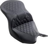 Asiento SADDLEMEN - Sofá de carretera - Sin respaldo - Costuras de celosía completas - Negro H18-07-182 